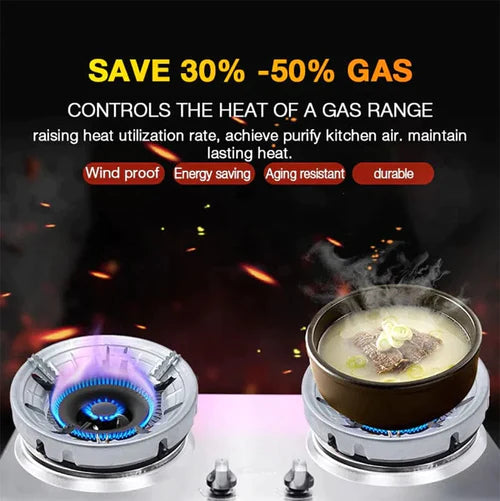 Home Gas Stove Fire And Windproof Energy Saving Stand | 🔥 BUY 1 GET 1 FREE 🔥