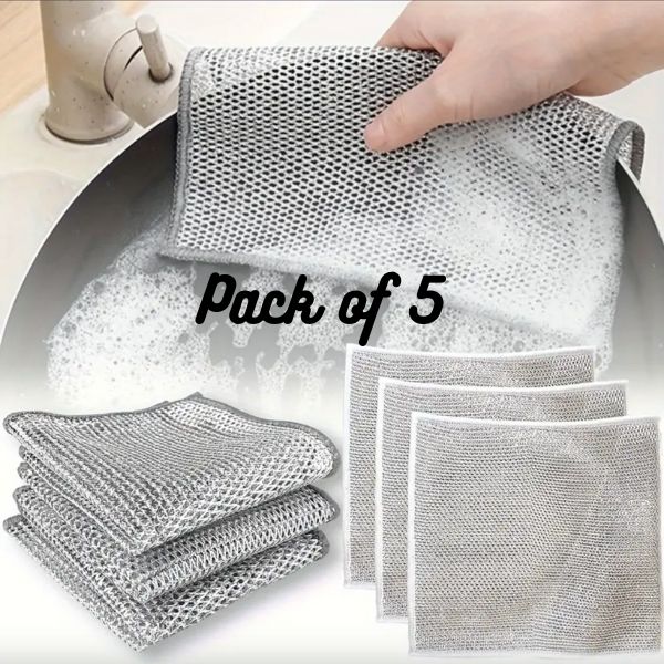 Multipurpose Wire Dishwashing Rags , your helping partner (Set of 12 Rags)